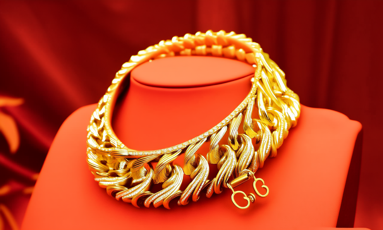 黄金项链价格图片
