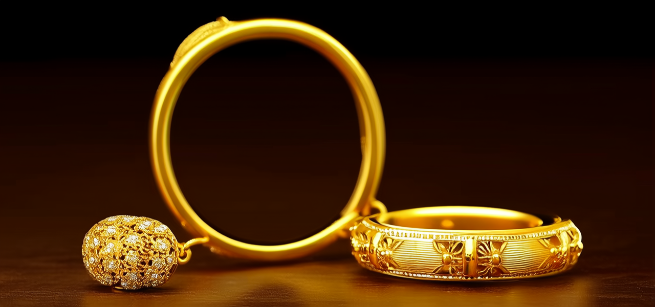 黄金首饰精品图片