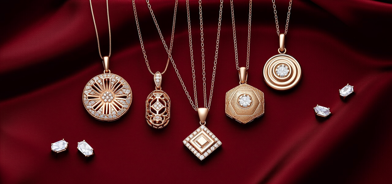 女士金吊坠图片大全