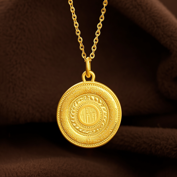 18k金钢印图片项链